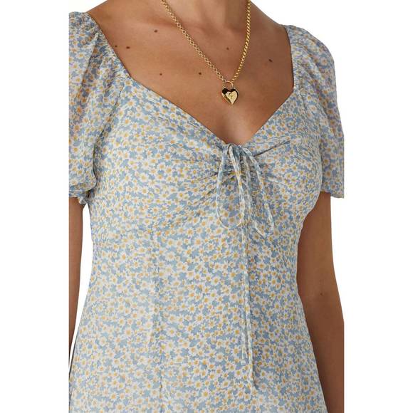 LOUNA daisy dress in blue - Picture 4 of 5